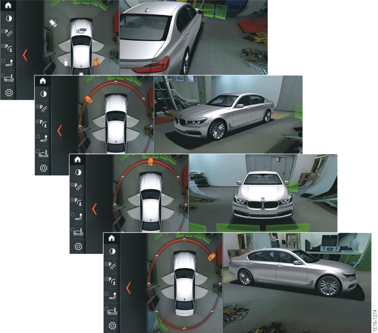 Caméras 3D Surround View